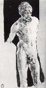 Albrecht Durer Self-portrait in the nude Sweden oil painting artist